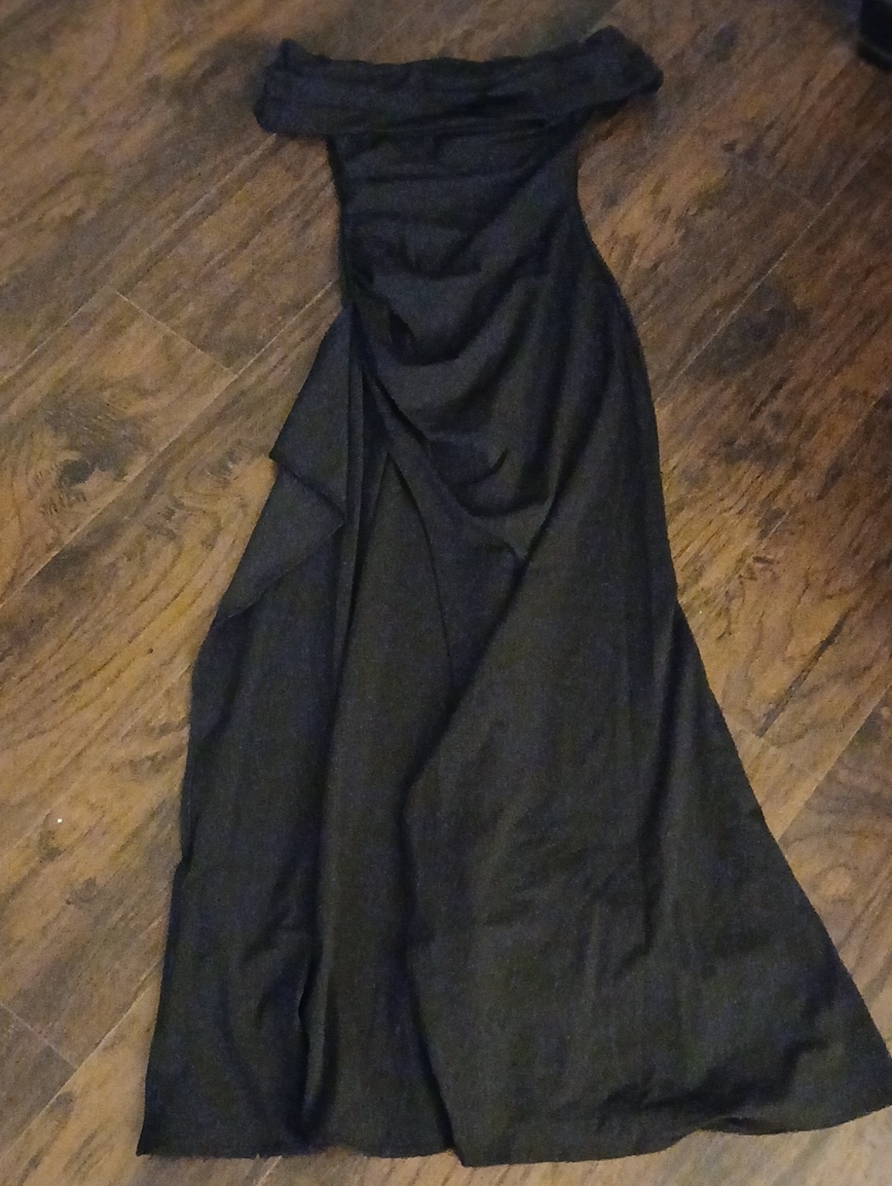 Strapless Black Evening Gown - Timeless Women's Dress